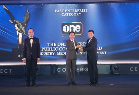 The ONE Enterprise Public Company Awarded the APAC Enterprise Awards 2022 Thailand Under Fast Enterprise Category