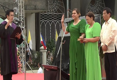 Sara Duterte sworn in as vice president of Philippines